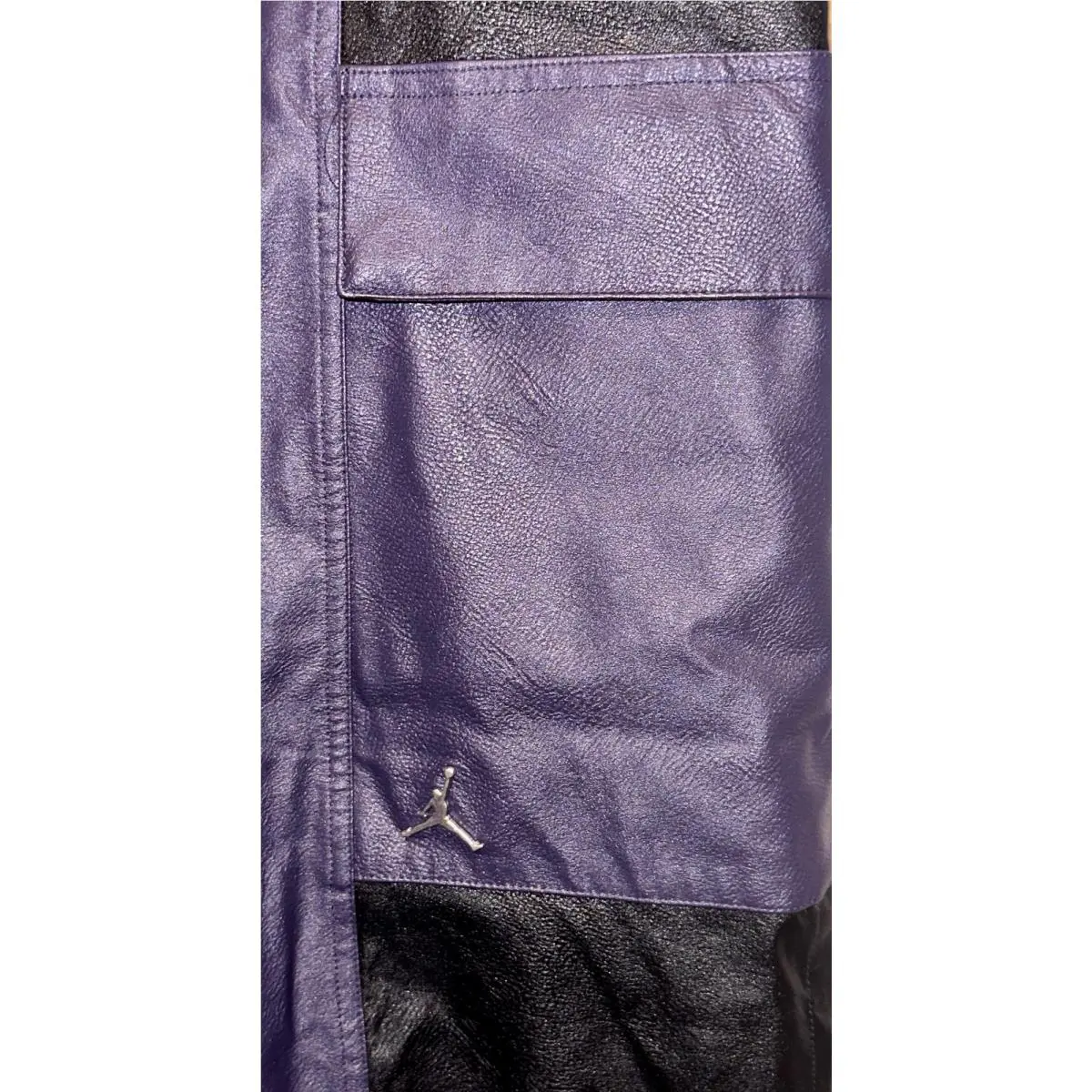 Nike clothing - Nike Jordan New Classics 2.0 Luxe Plush Faux Leather Pants - DJ2719 - Black 10