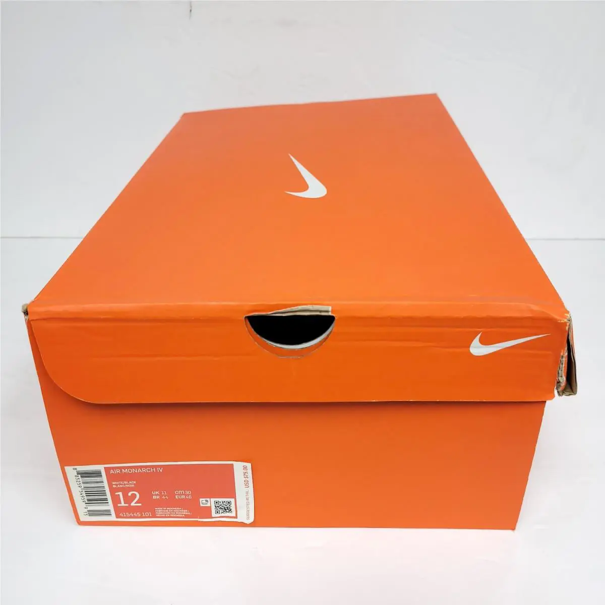 Nike shoes - Nike Air Monarch - Air Monarch - 415445 - White/Black 101 6