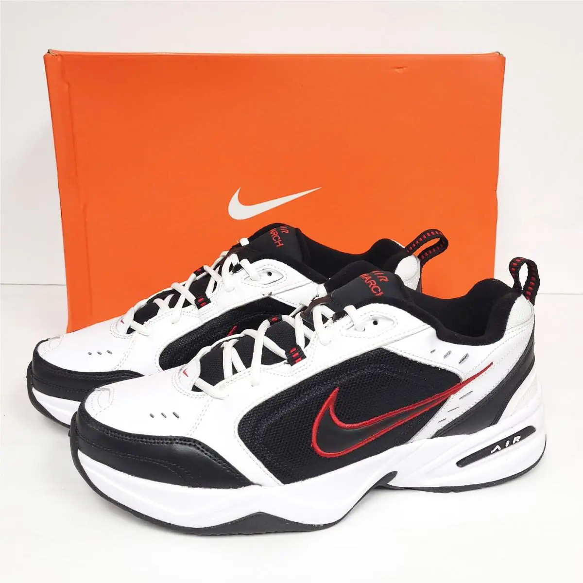 Nike shoes - Nike Air Monarch - Air Monarch - 415445 - White/Black 101 7