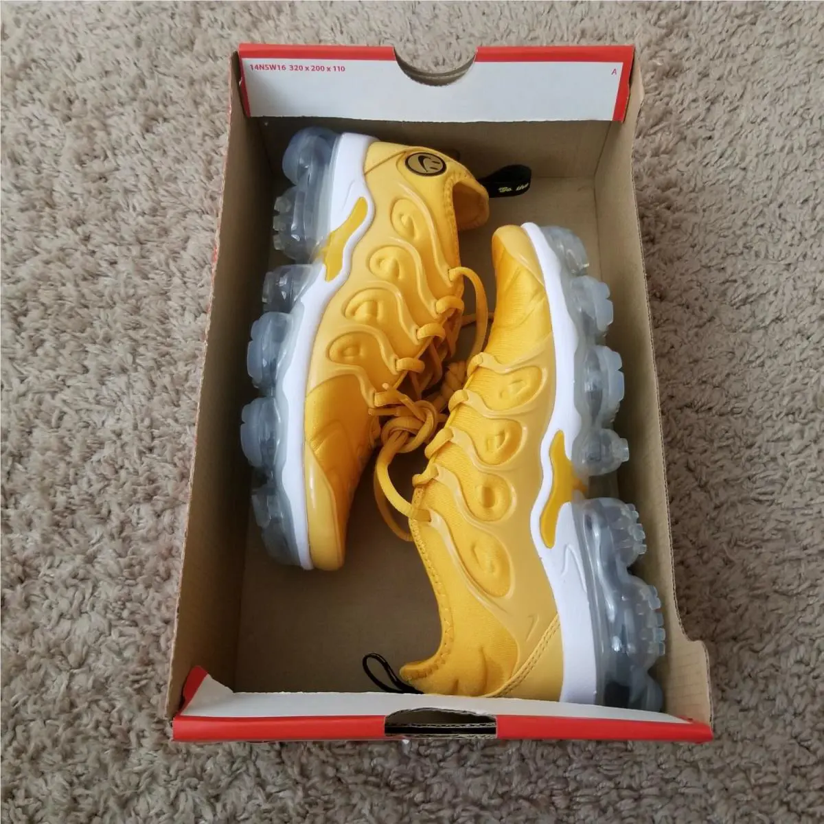 Nike shoes - Nike Air Vapormax Plus - Air Vapormax Plus - DO5874-700 - Pollen/Black-Yellow Strike 2