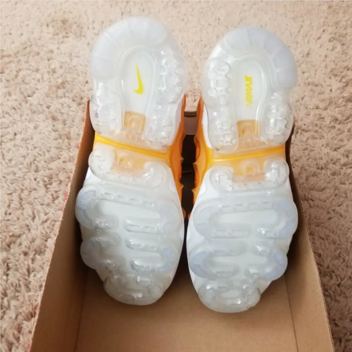 Nike shoes - Nike Air Vapormax Plus - Air Vapormax Plus - DO5874-700 - Pollen/Black-Yellow Strike 12
