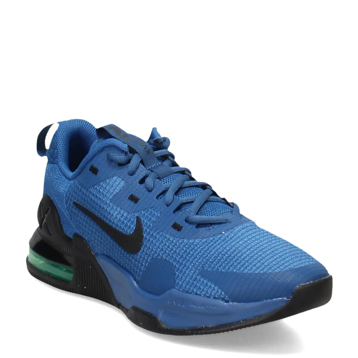 Men`s Nike Air Max Alpha Trainer 5 Sneaker DM0829-403 Blue/green Synthetic - Blue/Green