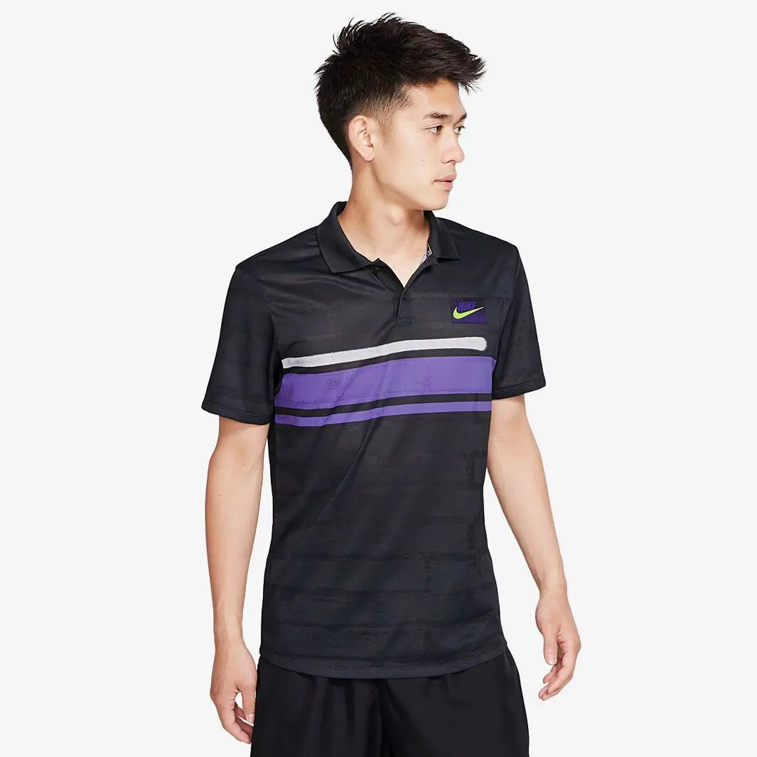 Nike Men`s York Court Advantage Tennis Polo AT4158-045