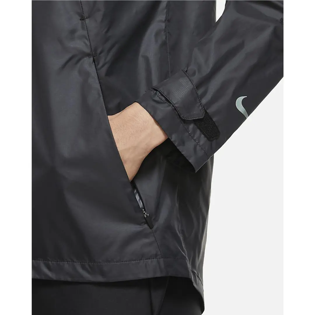 Nike clothing - black with reflective silver 2