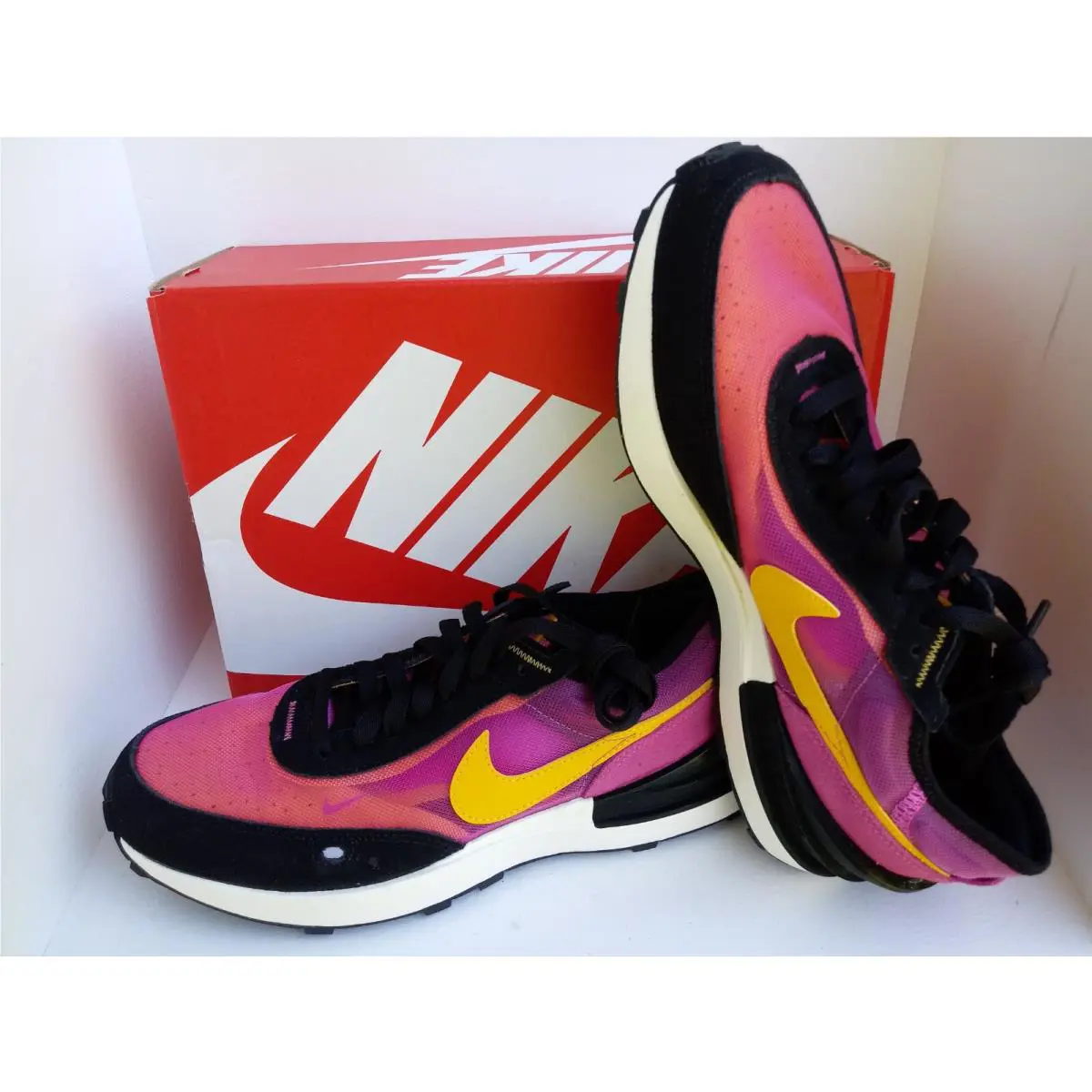 Nike shoes - Nike Waffle One - Waffle One - FUCHSIA & GREY, :: FUCHSIA 4