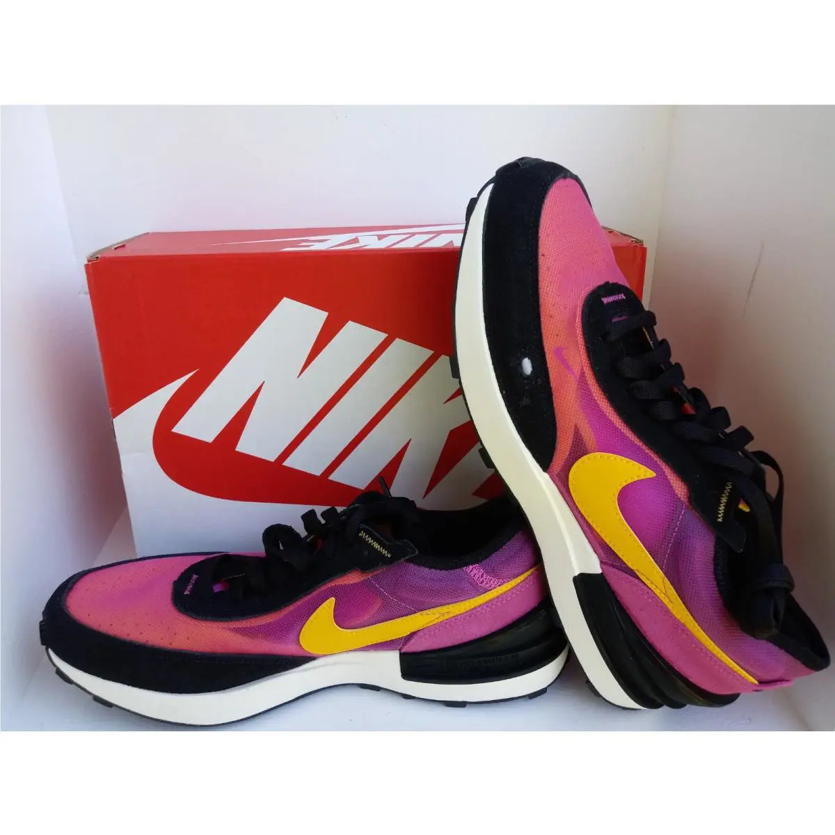 Nike shoes - Nike Waffle One - Waffle One - FUCHSIA & GREY, :: FUCHSIA 5