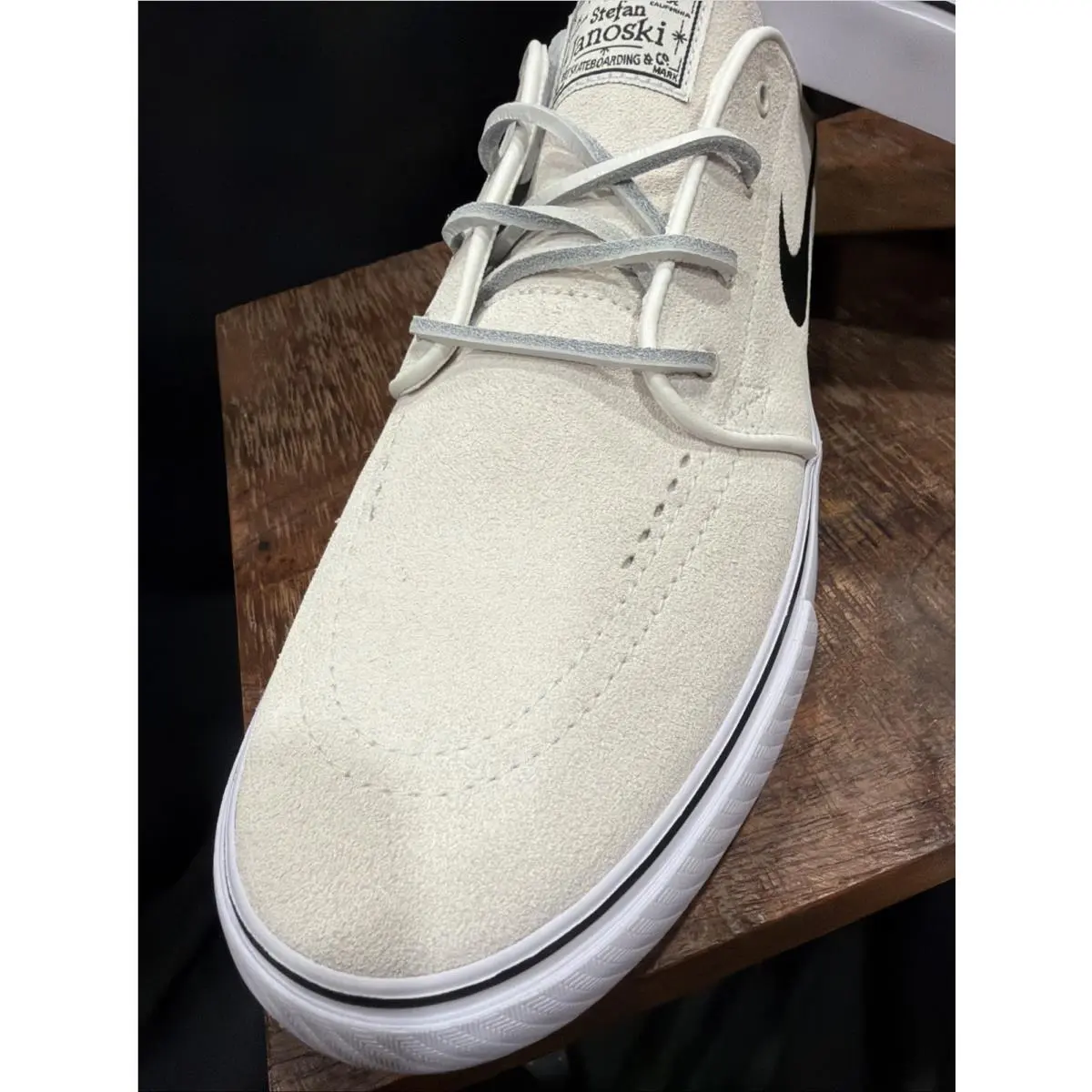 Nike shoes - Nike Zoom Stefan Janoski+ SB - FD6757-100 - Ivory, Manufacturer: Summit White/Black/Summit White/White/Black/Gum Light Brown 3