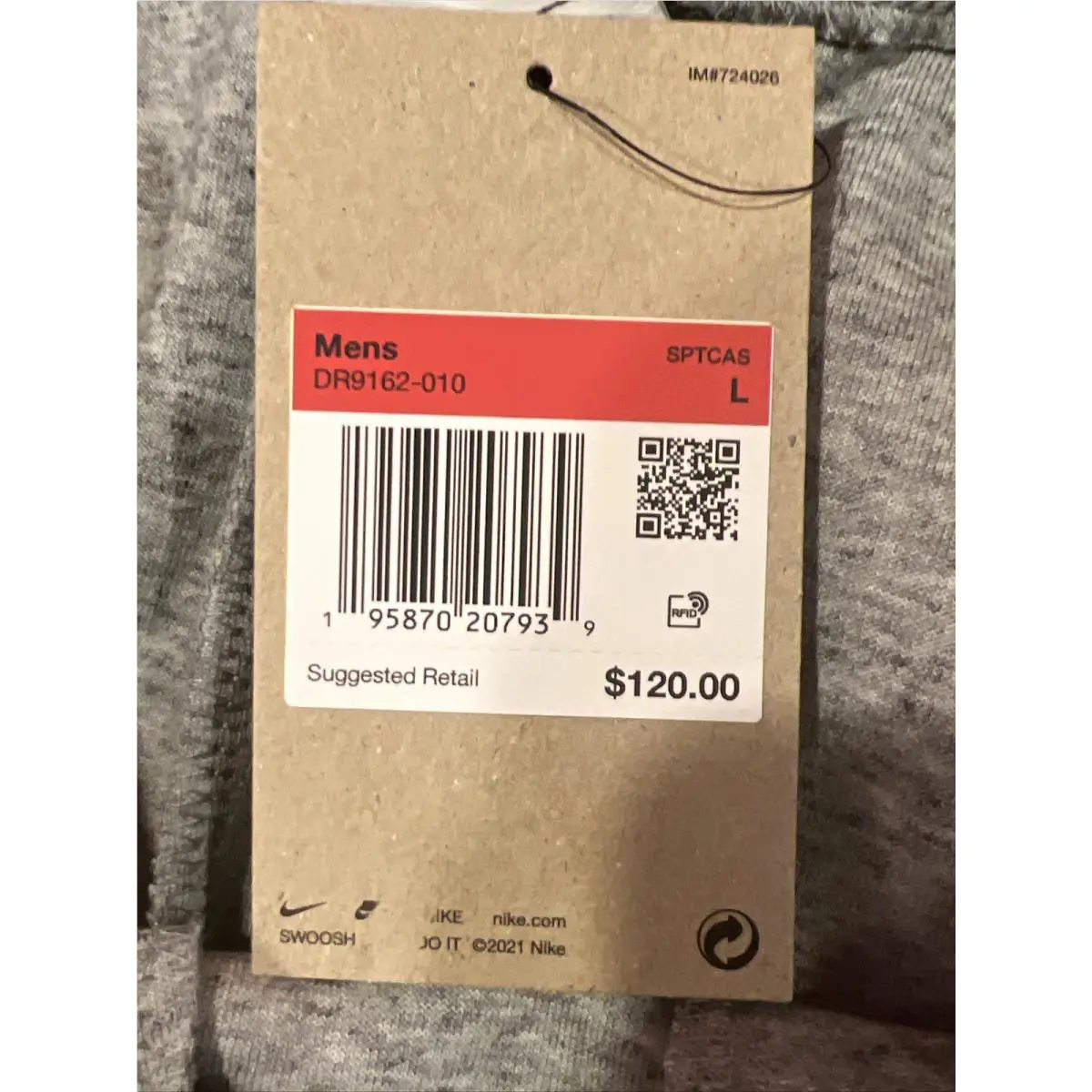 Nike clothing - DR9162-010 - DR9162-010 - Grey Black (UPC: 195238962869) 8