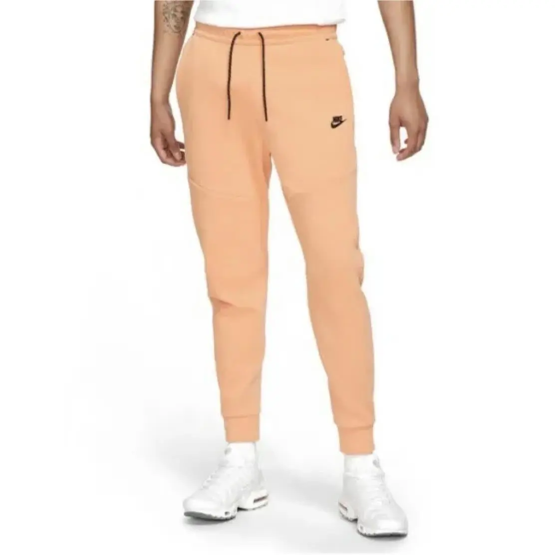 Nike Slim Fit Tech Fleece Jogger Sweatpants Men’s Sz XL Orange Black CZ9918-835