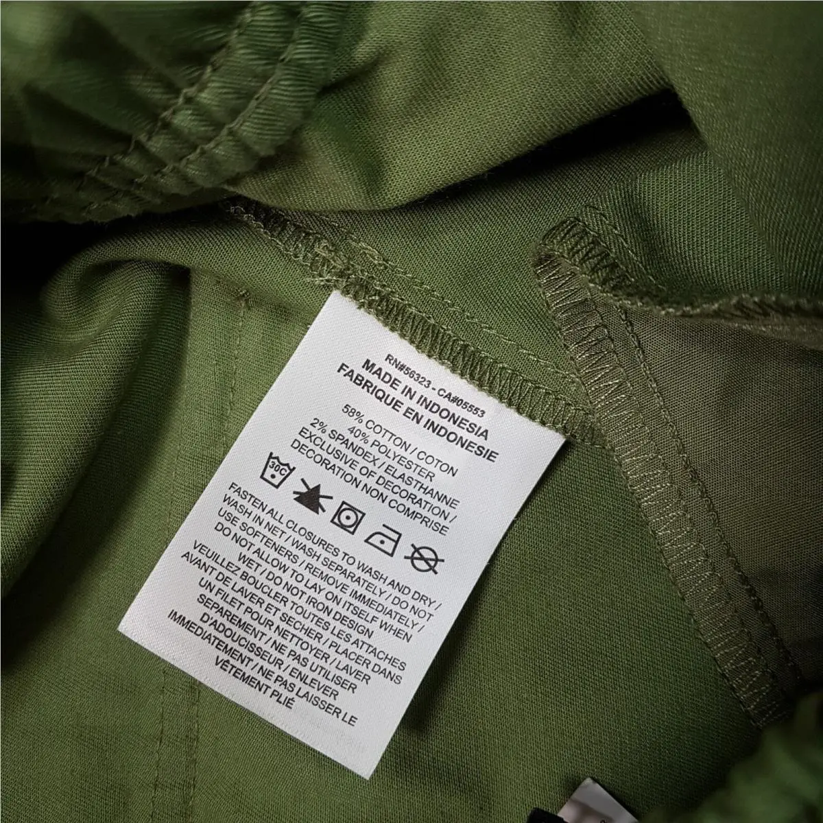 Nike clothing - Jordan Essentials - Essentials - FD7455-340 - Sky J Light Olive/Black 5
