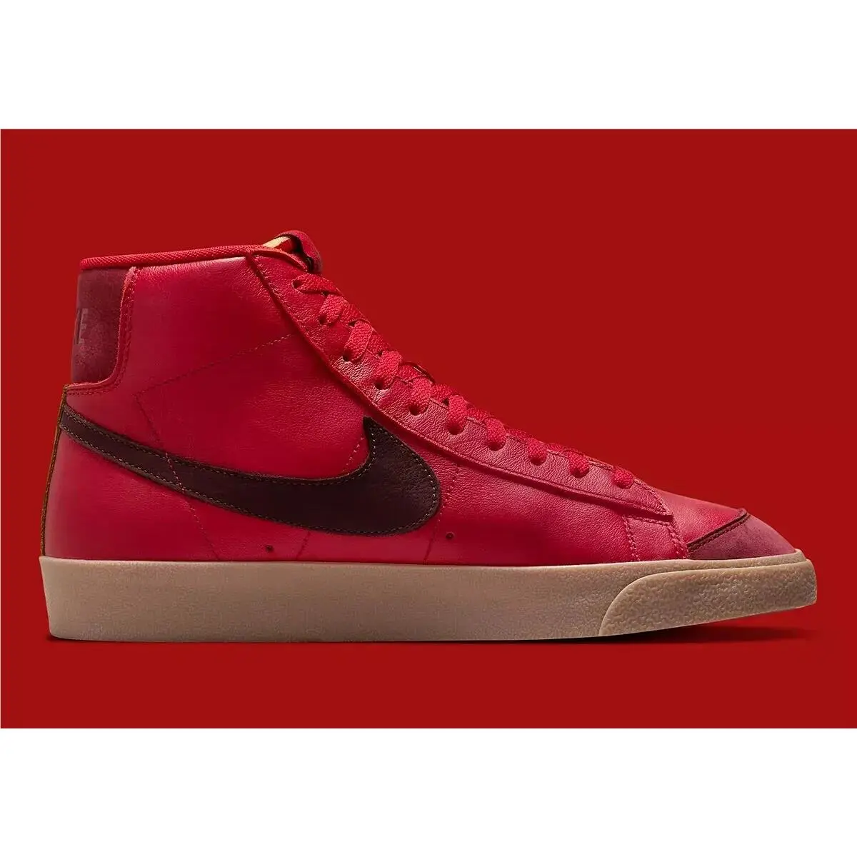 Nike shoes - Nike Blazer Mid 77 Vintage - FZ4039-687 - Red 14