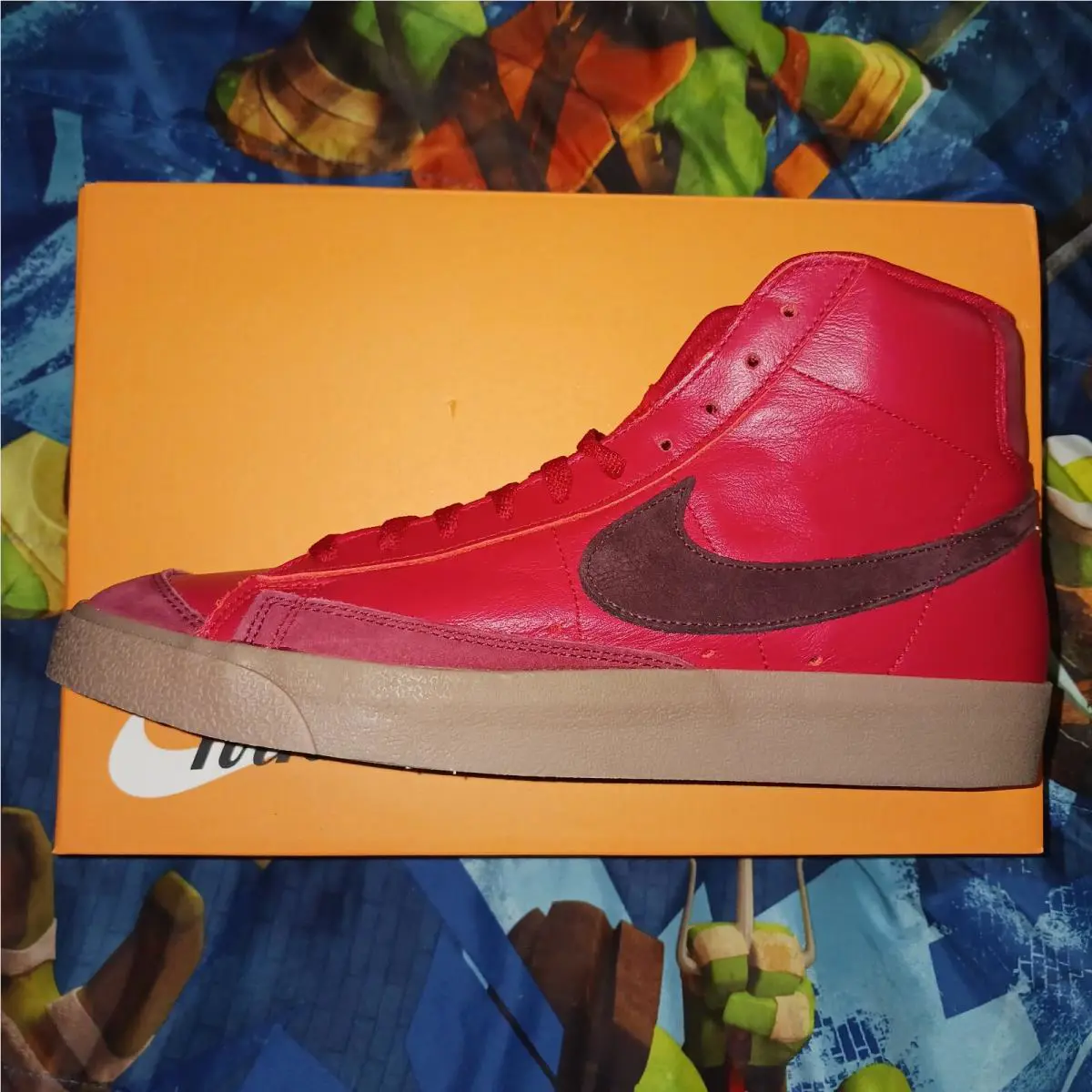 Nike shoes - Nike Blazer Mid - Blazer Mid - FZ4039-687 - Red (UPC: 196976349684) 1
