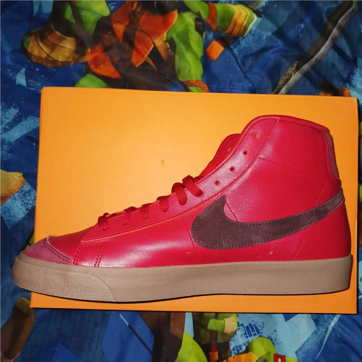 Nike shoes - Nike Blazer Mid - Blazer Mid - FZ4039-687 - Red (UPC: 196976349684) 4