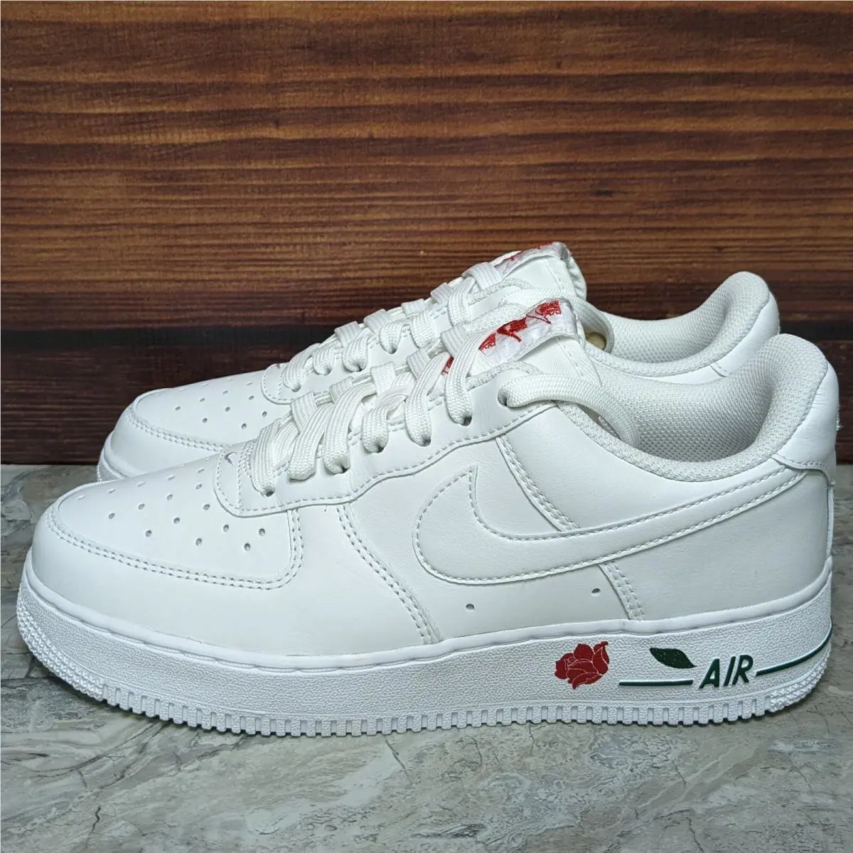 Nike shoes - Nike Air Force 1 `07 LX - CU6312-100 - White, Manufacturer: White/White-University Red-Pine Green (UPC: 0194502172003) 0