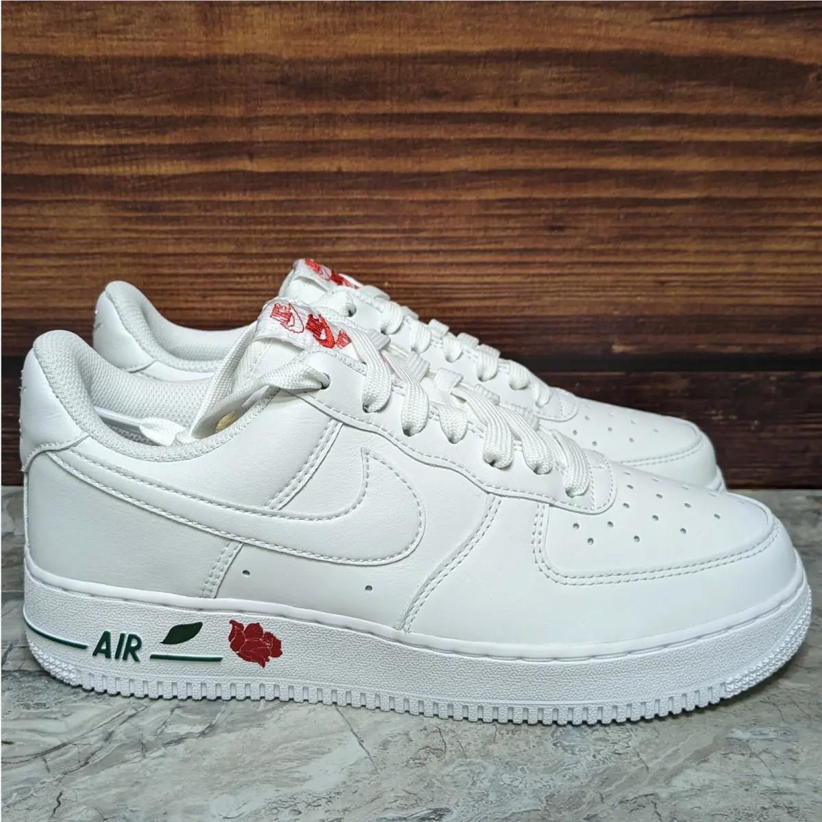 Nike shoes - Nike Air Force 1 `07 LX - CU6312-100 - White, Manufacturer: White/White-University Red-Pine Green (UPC: 0194502172003) 1