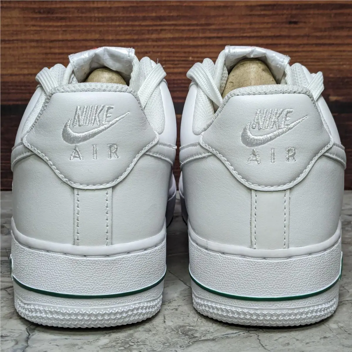 Nike shoes - Nike Air Force 1 `07 LX - CU6312-100 - White, Manufacturer: White/White-University Red-Pine Green (UPC: 0194502172003) 4