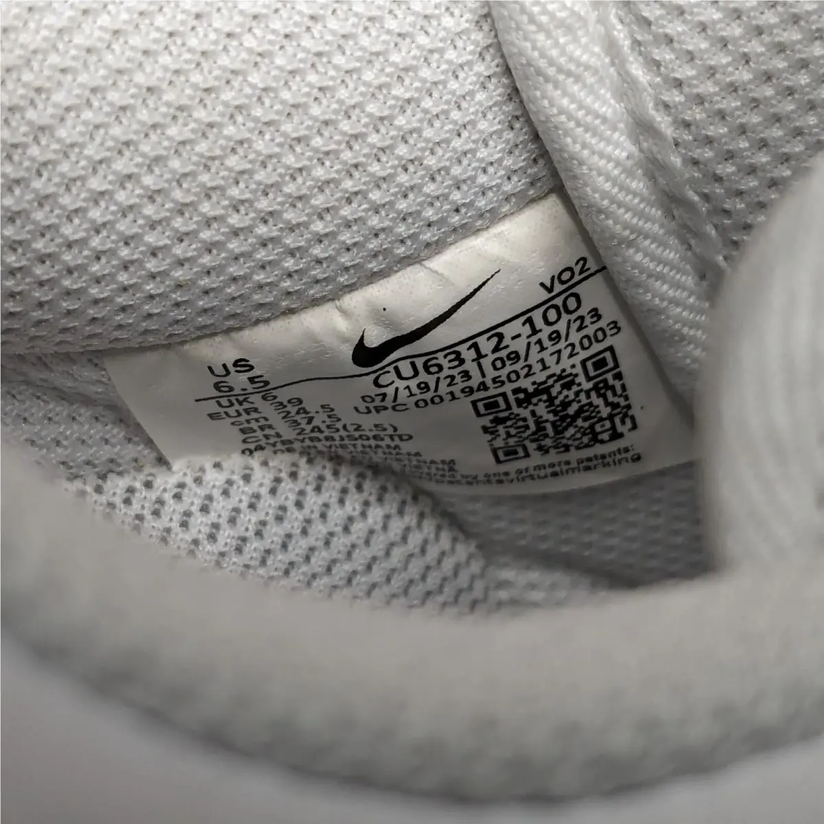 Nike shoes - Nike Air Force 1 `07 LX - CU6312-100 - White, Manufacturer: White/White-University Red-Pine Green (UPC: 0194502172003) 6