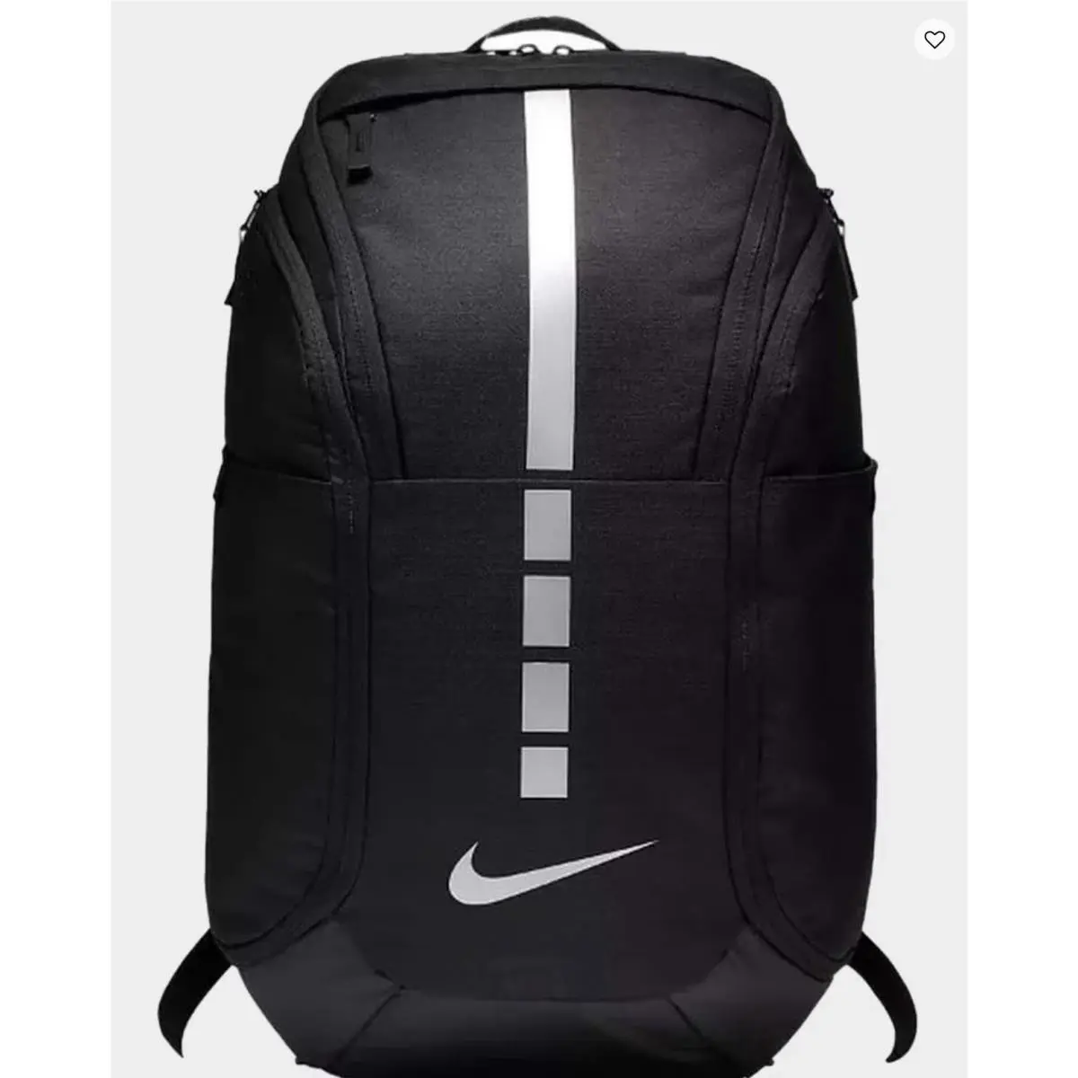 Nike Hoops Elite Pro Basketball School Backpack Black Silver Grey BA5554-011 - Black