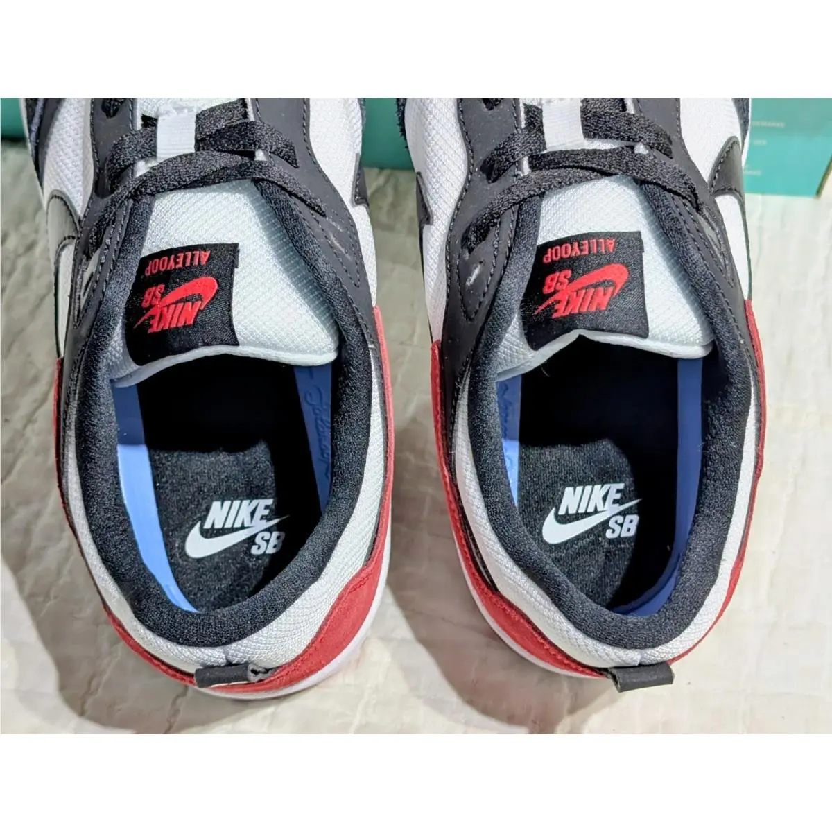 Nike shoes - Nike SB Alleyoop - Alleyoop - CJ0882-102 - White, Black, Red, Multicolor 9