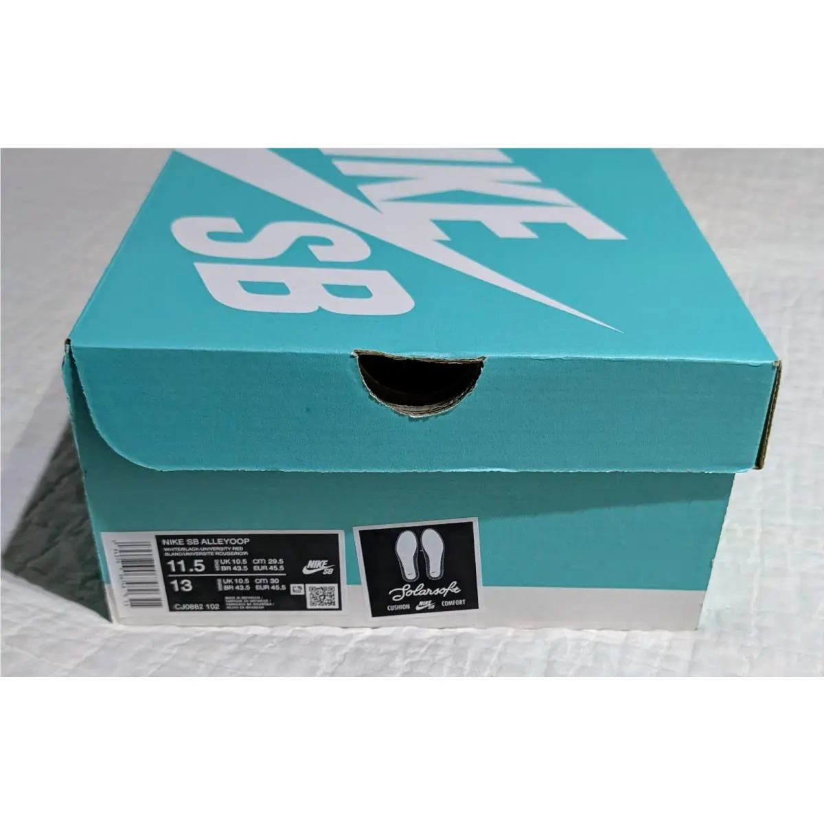 Nike shoes - Nike SB Alleyoop - Alleyoop - CJ0882-102 - White, Black, Red, Multicolor 6