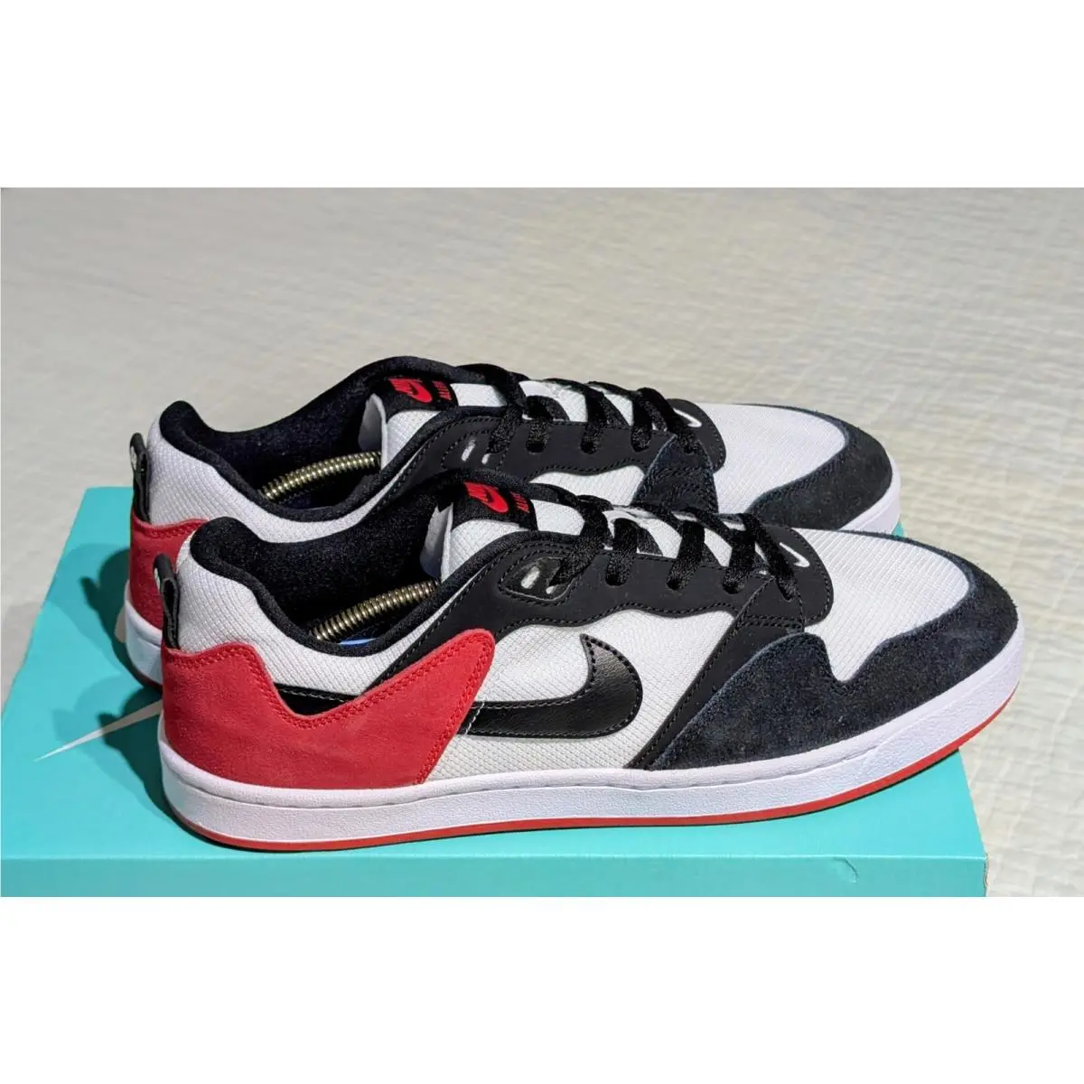 Nike shoes - Nike SB Alleyoop - Alleyoop - CJ0882-102 - White, Black, Red, Multicolor 3