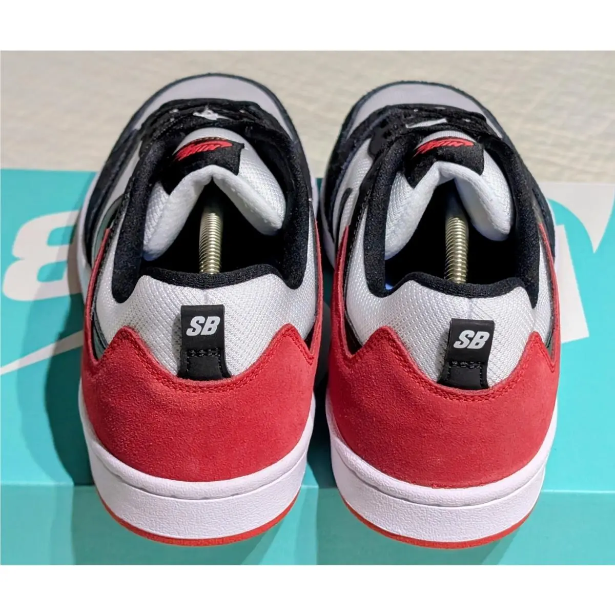 Nike shoes - Nike SB Alleyoop - Alleyoop - CJ0882-102 - White, Black, Red, Multicolor 4