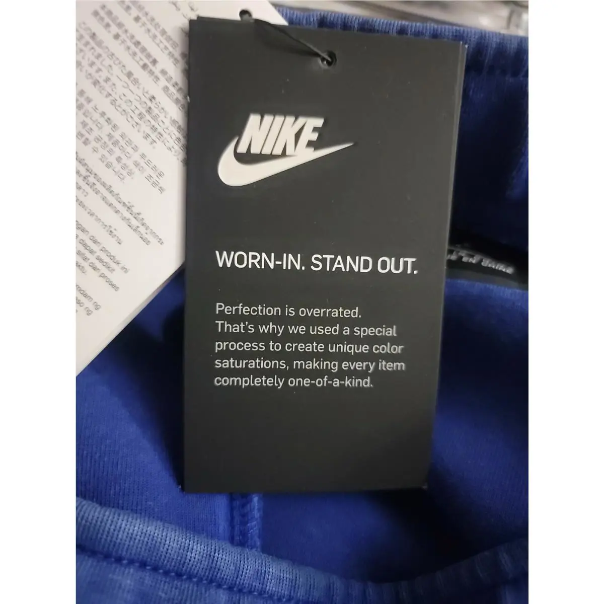 Nike clothing - Nike Tech Fleece Washed Jogger Pants - CZ9918-455 - Deep Royal Blue (UPC: 194956062332) 10