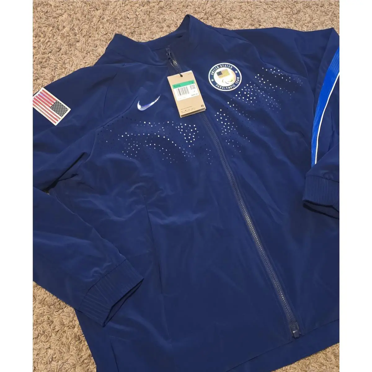 Nike clothing - Nike Team USA Women`s Nike Jacket - DZ3573-492 - Blue 0