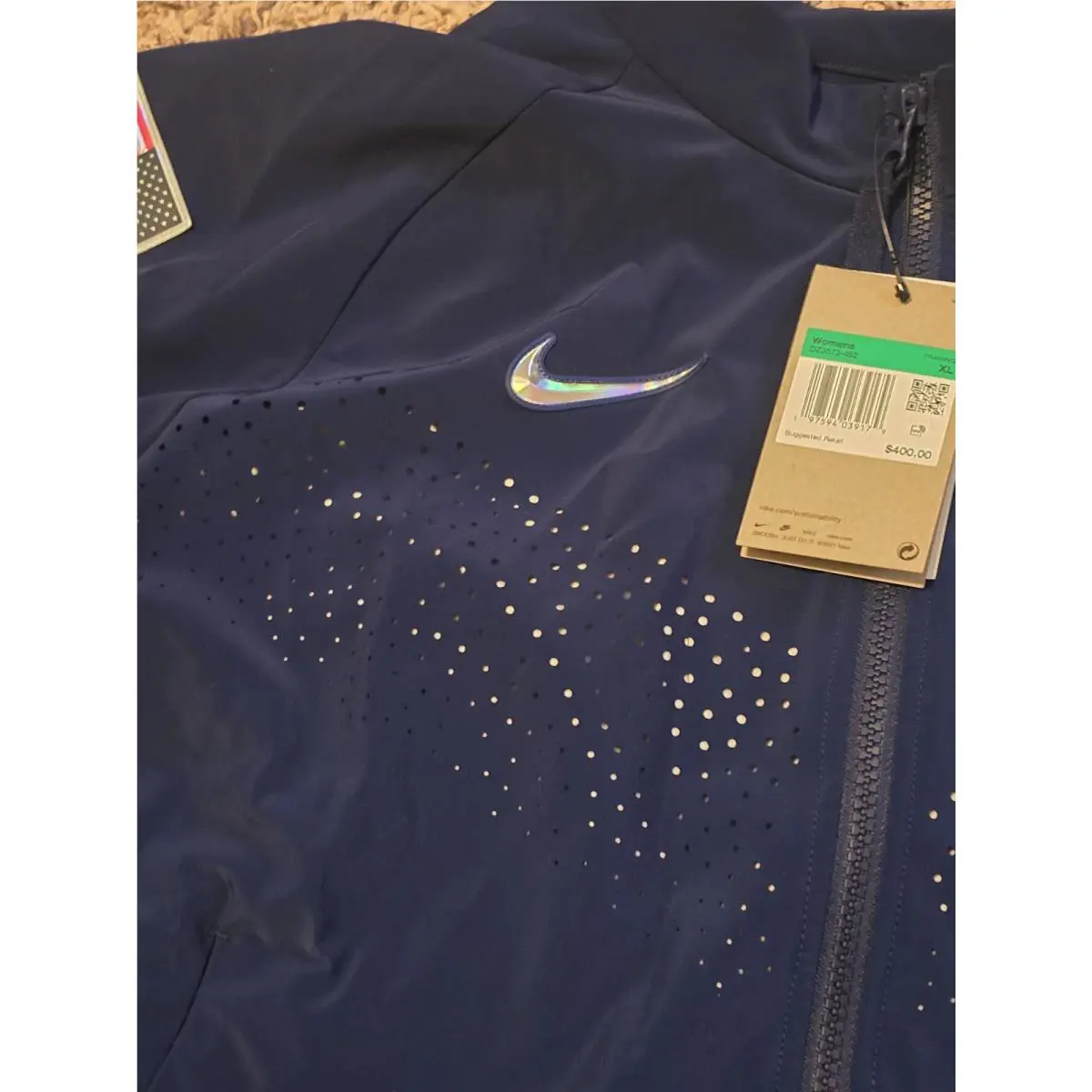 Nike clothing - Nike Team USA Women`s Nike Jacket - DZ3573-492 - Blue 1