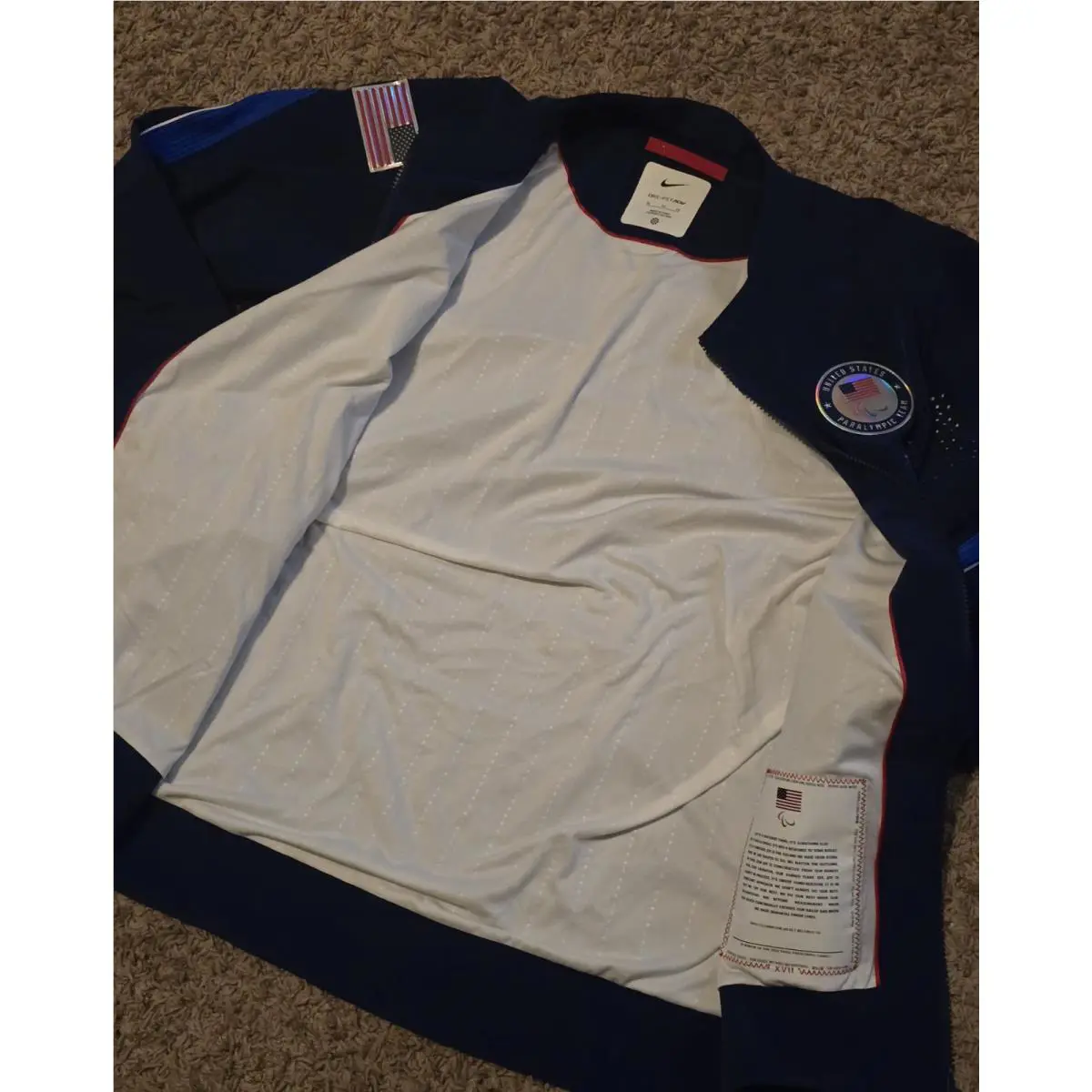 Nike clothing - Nike Team USA Women`s Nike Jacket - DZ3573-492 - Blue 6