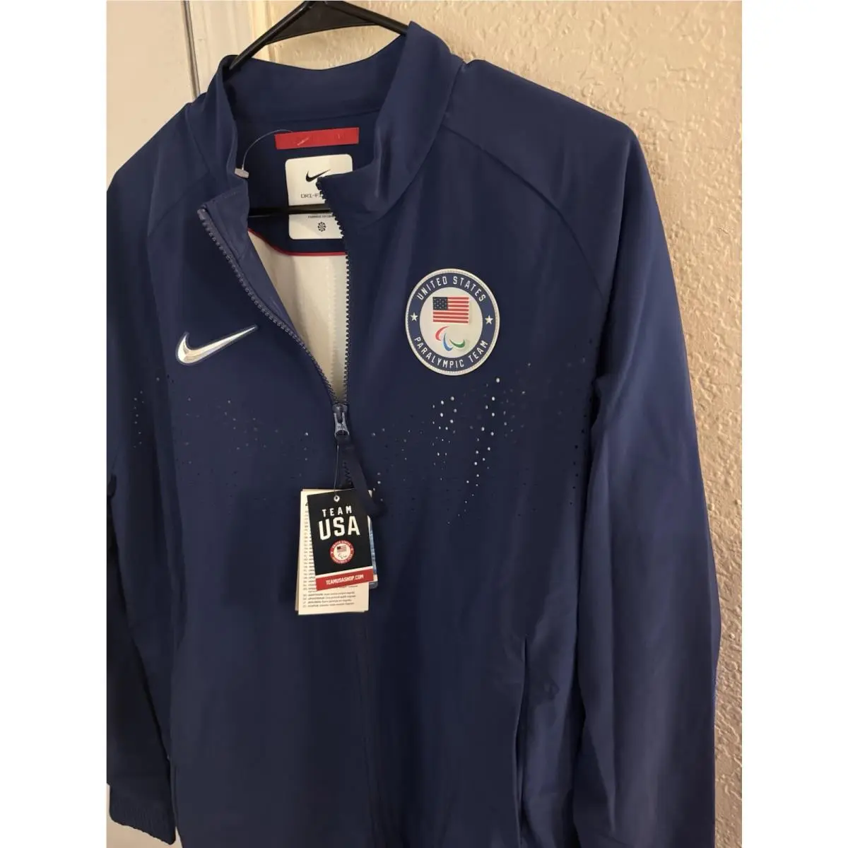 Nike clothing - Nike Team USA Women`s Nike Jacket - DZ3573-492 - Blue (UPC: 197594035263) 0
