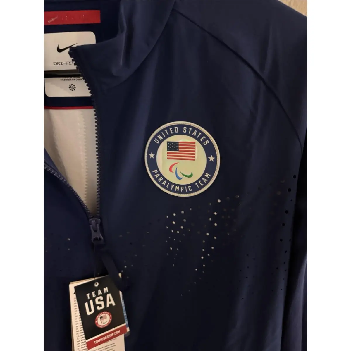 Nike clothing - Nike Team USA Women`s Nike Jacket - DZ3573-492 - Blue (UPC: 197594035263) 1