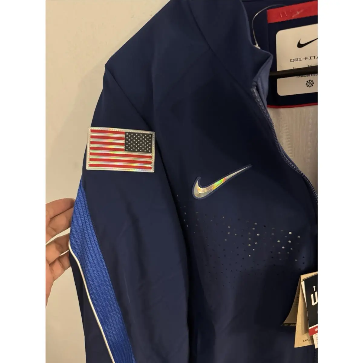 Nike clothing - Nike Team USA Women`s Nike Jacket - DZ3573-492 - Blue (UPC: 197594035263) 5