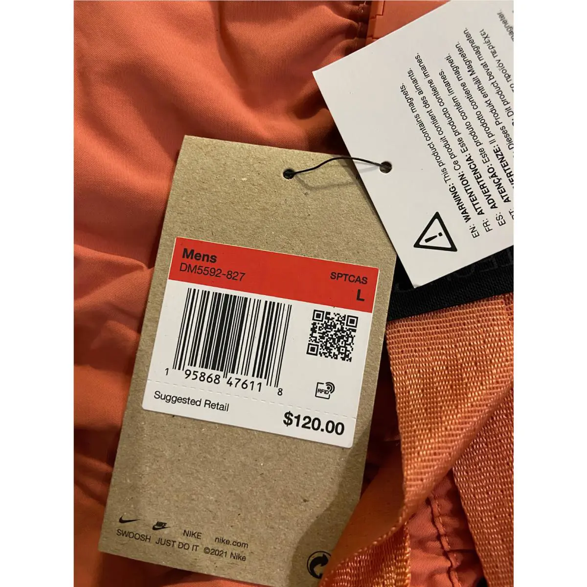 Nike clothing - DM5592-827 - DM5592-827 - Madder Root/Black (UPC: 195868475821) 14