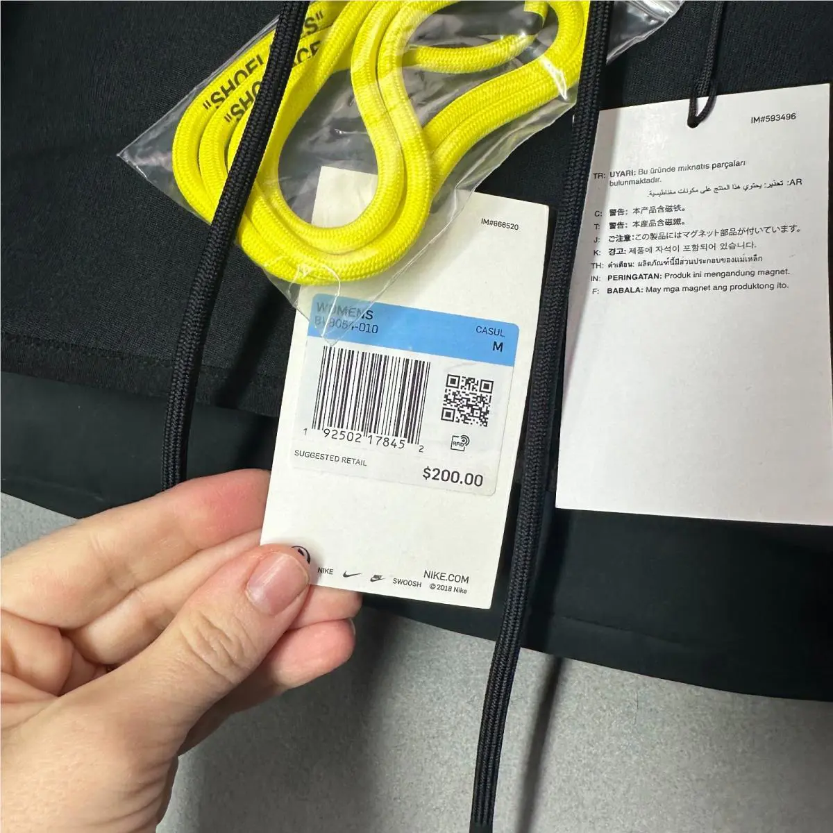 Nike clothing - Nike Off-White NRG Cross - NRG Cross - BV8054010 - Black 3