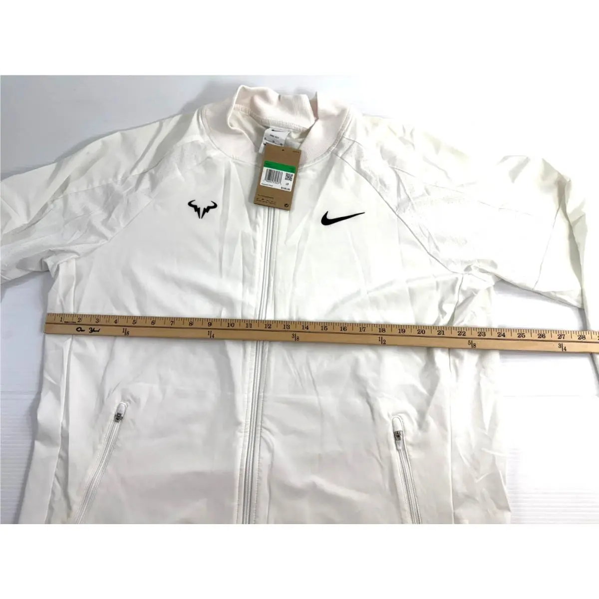 Nike clothing - Nike 24F/W Rafa Dri-Fit Tennis Jacket - DV2885-100 - White (UPC: 790943314233) 5