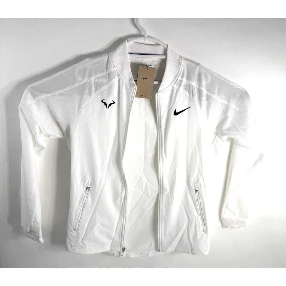 Nike clothing - Nike 24F/W Rafa Dri-Fit Tennis Jacket - DV2885-100 - White (UPC: 790943314233) 2