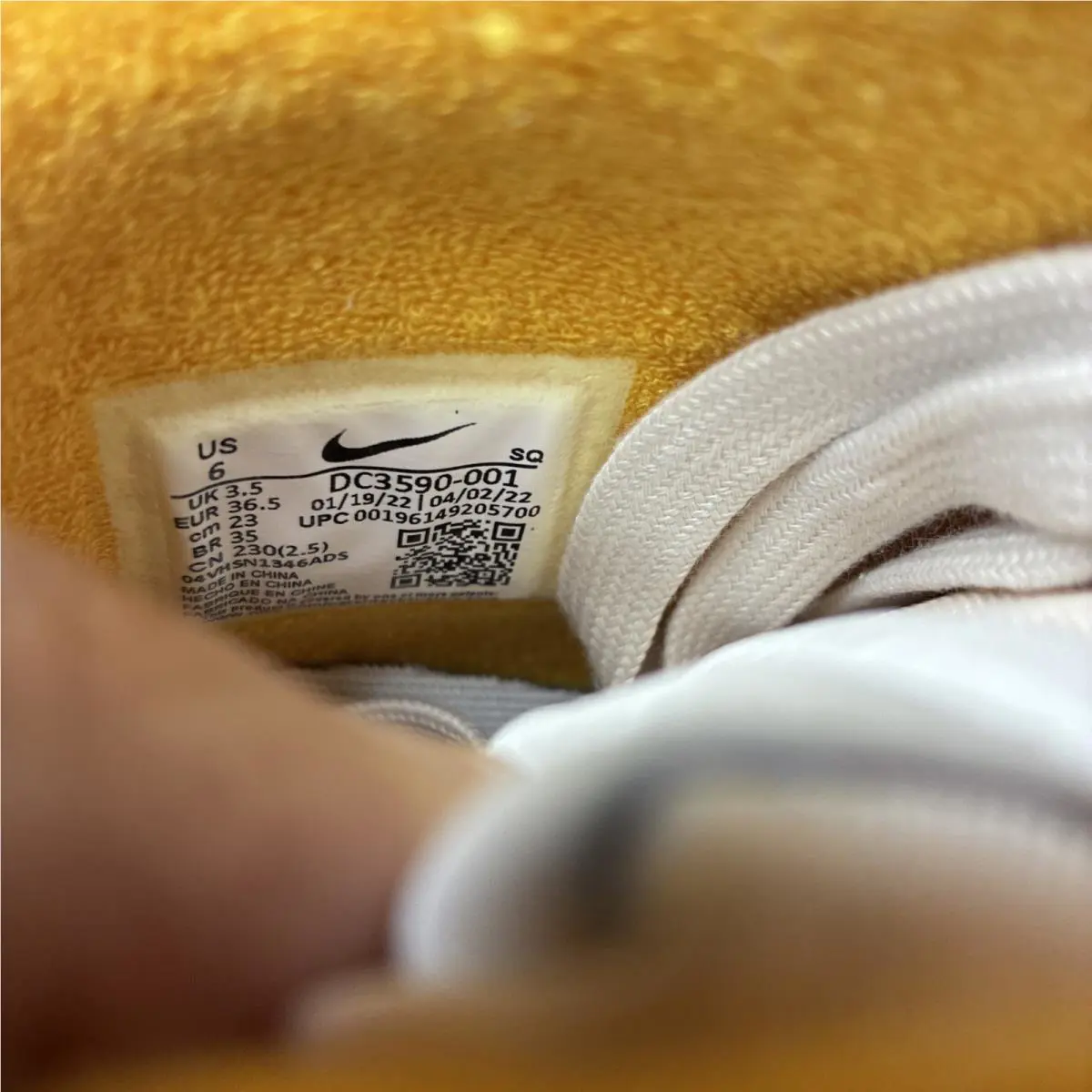 Nike shoes - Nike Air Force 1 - Air Force - DC3590-001 - White 4