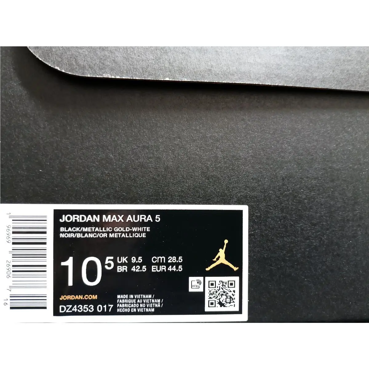 Nike shoes - Jordan Max Aura 5 - Max Aura - DZ4353 017 - Black 5