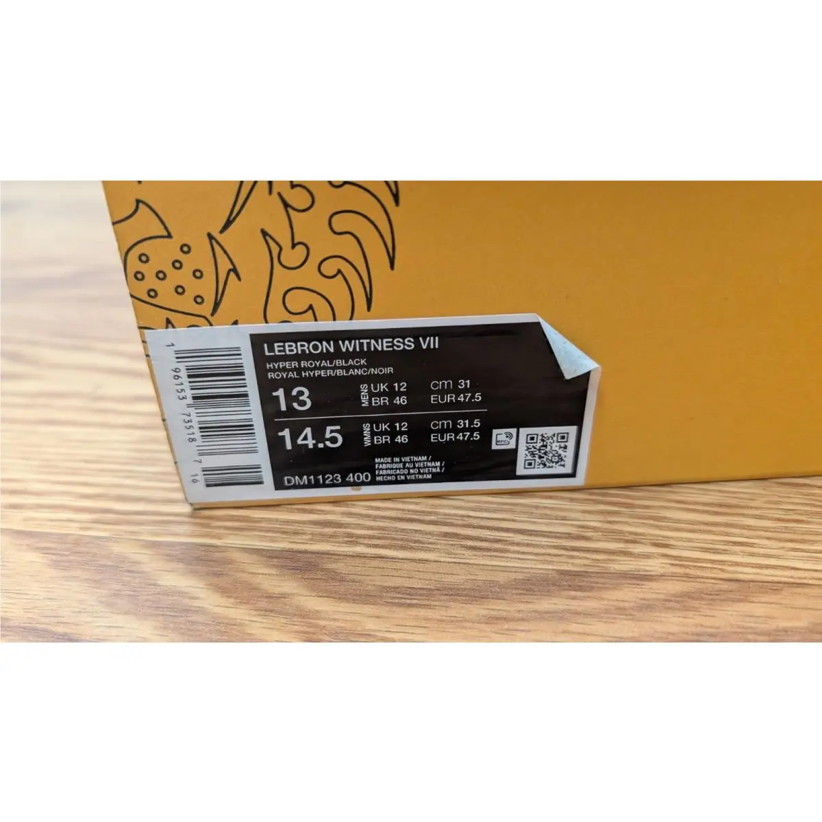 Nike shoes - Nike LeBron Witness 7 - LeBron Witness - DM1123-400 - Multicolor 1