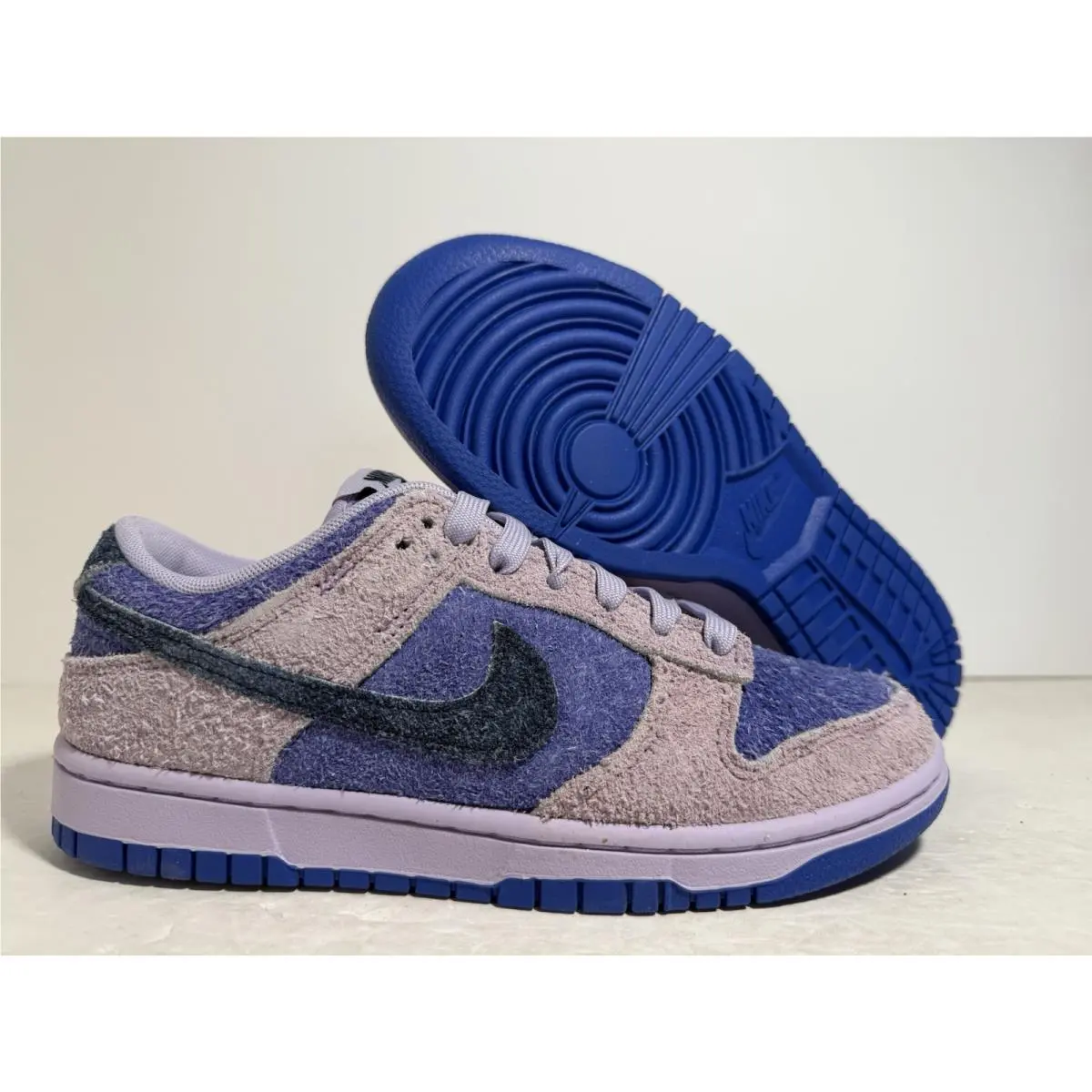 Nike Dunk SE Low Hydrangeas Purple Blue Suede Sneakers Women’s Size 7.5 US