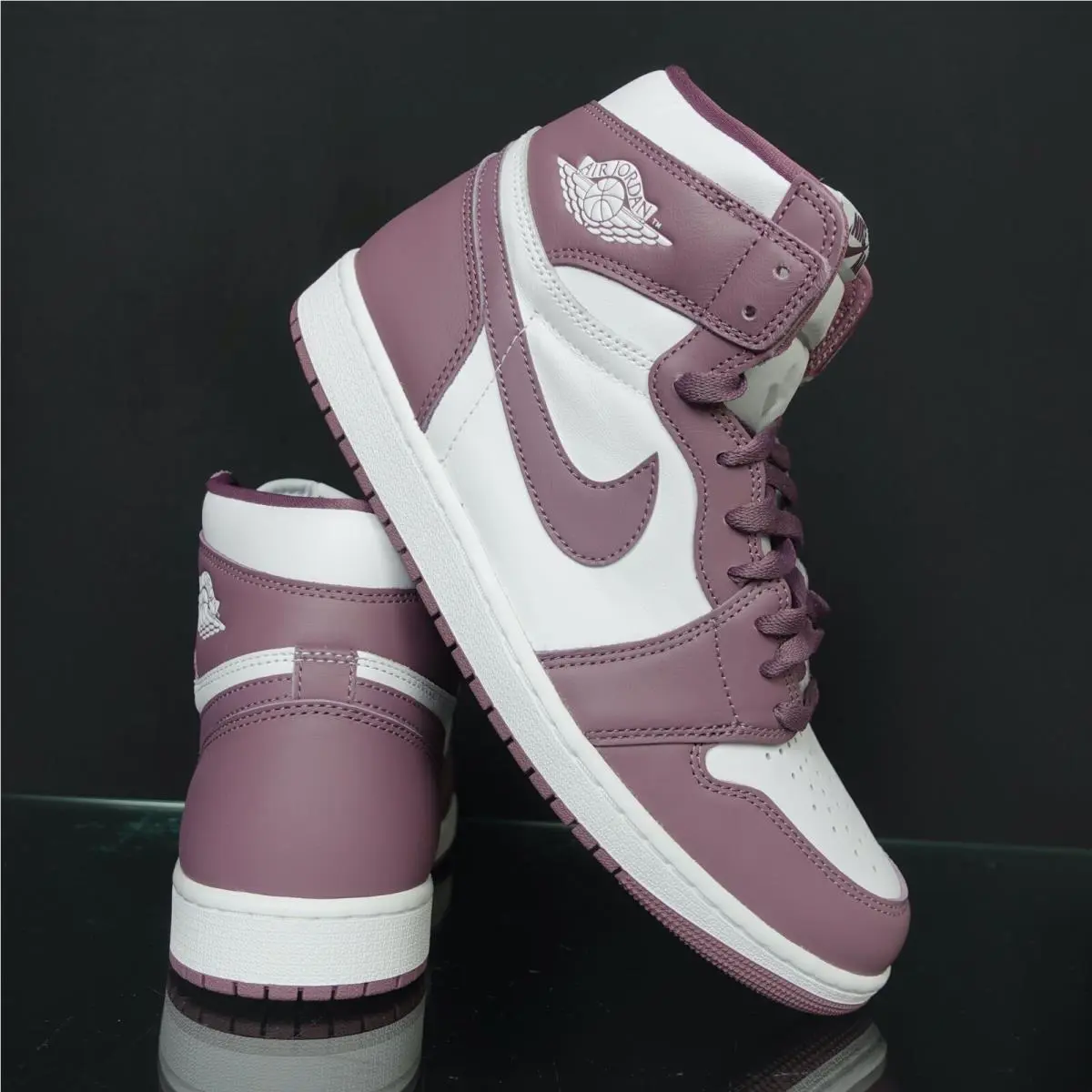 Nike shoes - Nike Air Jordan 1 - Air - Nike Mens Sneakers - White 8