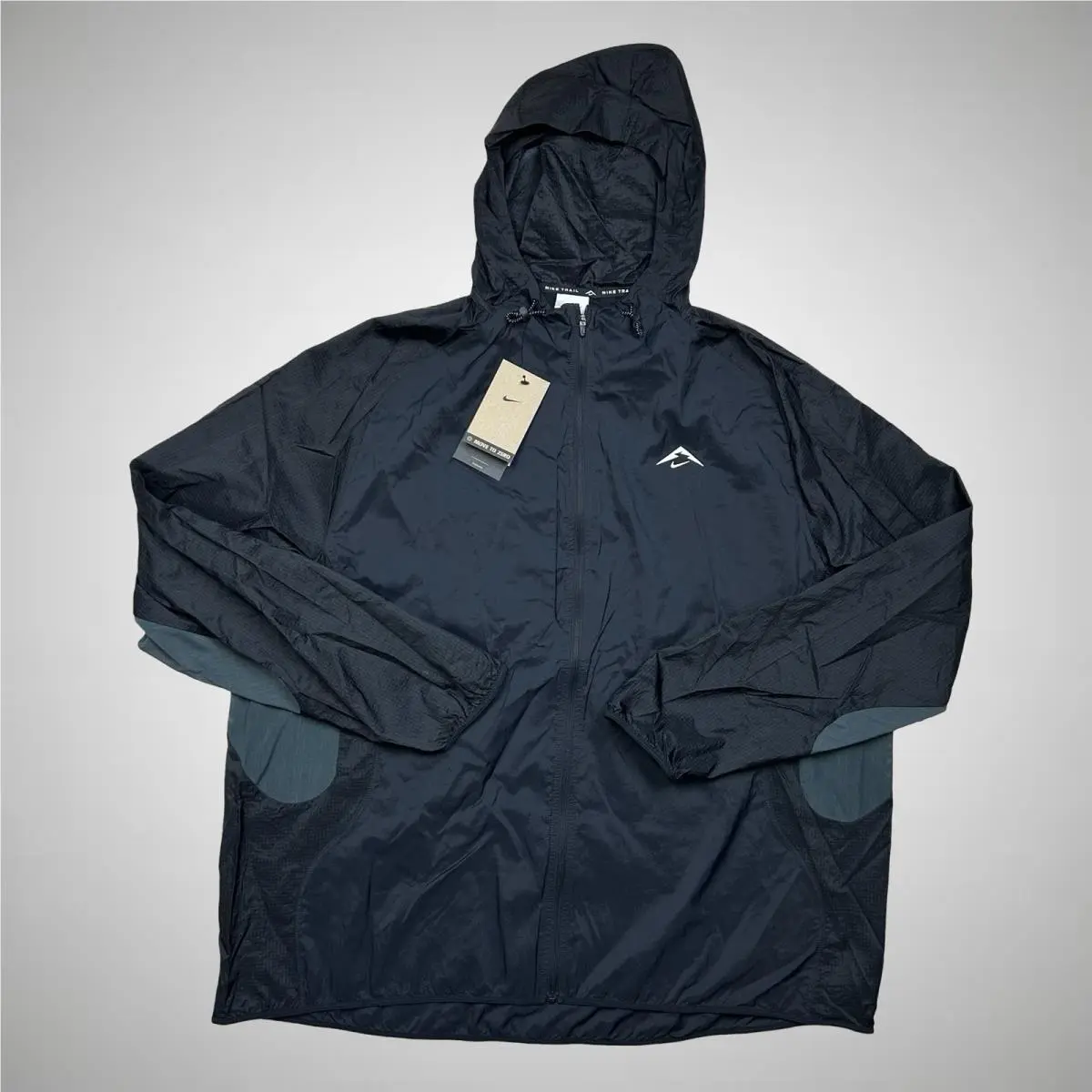 Nike Trail Aireez Running Black Lightweight Jacket Men’s Size Xxl FN4002-010