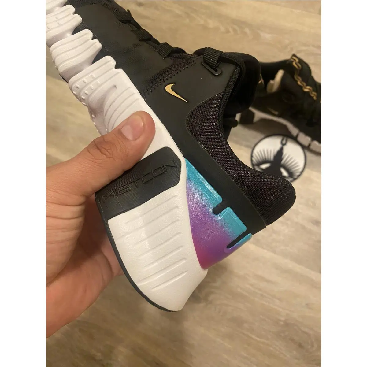 Nike shoes - Nike Free Metcon - Free Metcon - FB7149-001 - Black/White/Fireberry/Metallic Gold (UPC: 196968982677) 1
