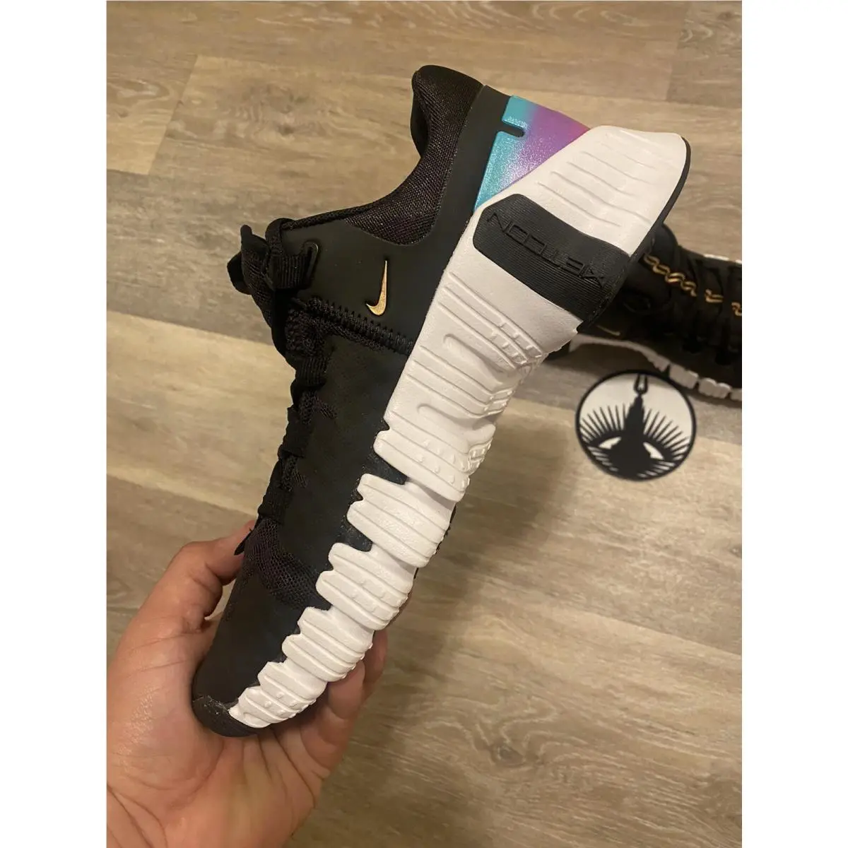 Nike shoes - Nike Free Metcon - Free Metcon - FB7149-001 - Black/White/Fireberry/Metallic Gold (UPC: 196968982677) 3