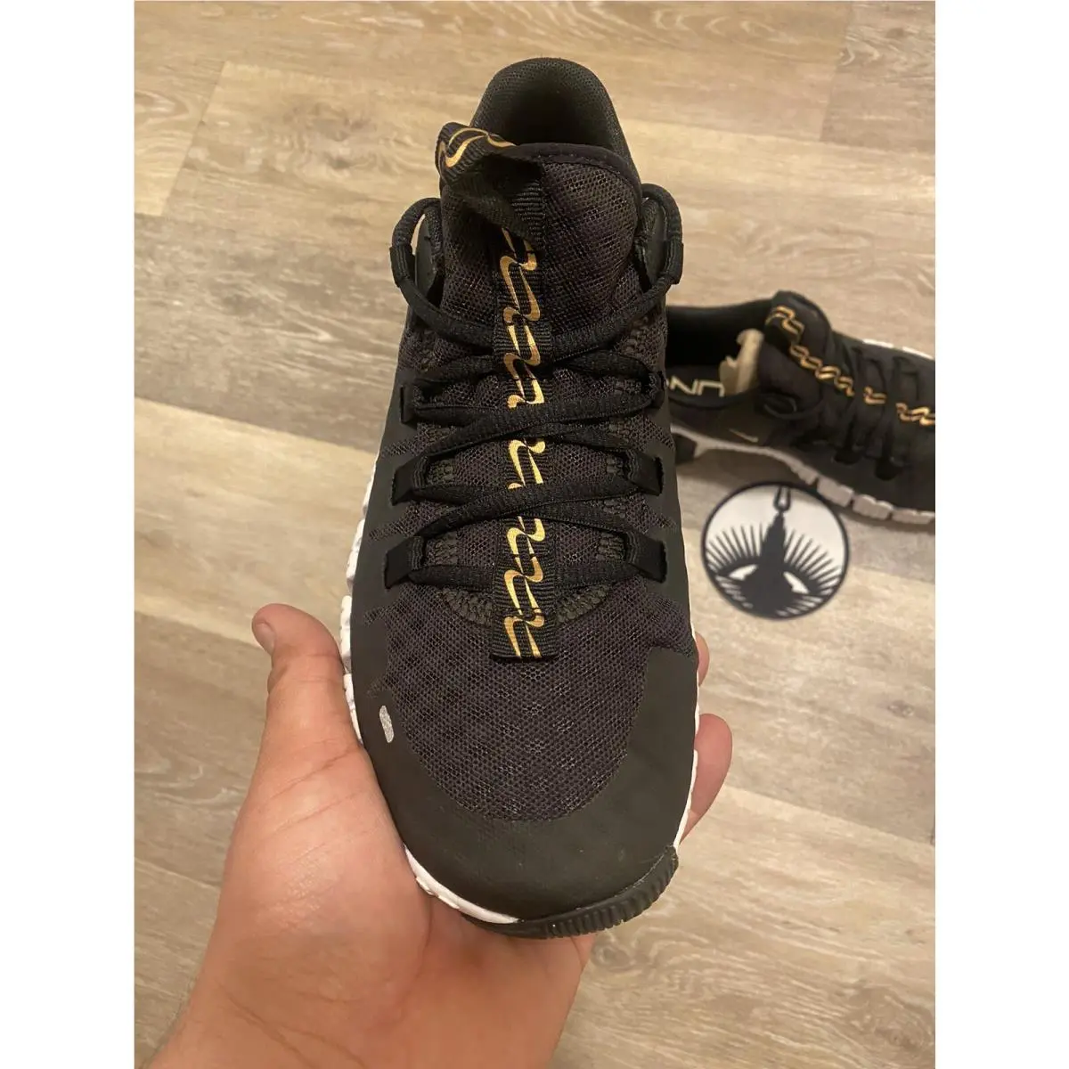 Nike shoes - Nike Free Metcon - Free Metcon - FB7149-001 - Black/White/Fireberry/Metallic Gold (UPC: 196968982677) 4