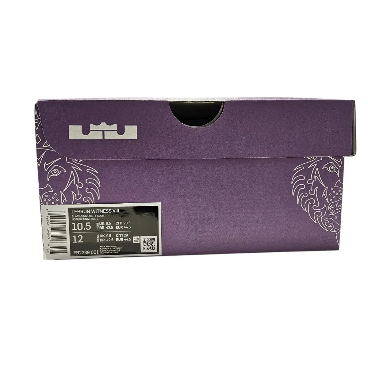 Nike shoes - Nike LeBron Witness - LeBron Witness - FB2239-001 - Black/Purple/Gold (UPC: 196969298463) 14