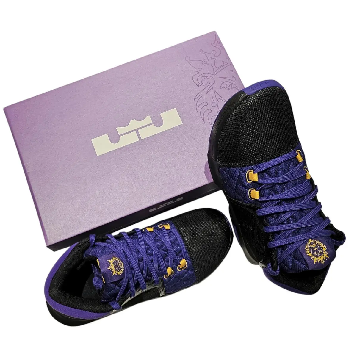 Nike shoes - Nike LeBron Witness - LeBron Witness - FB2239-001 - Black/Purple/Gold (UPC: 196969298463) 0