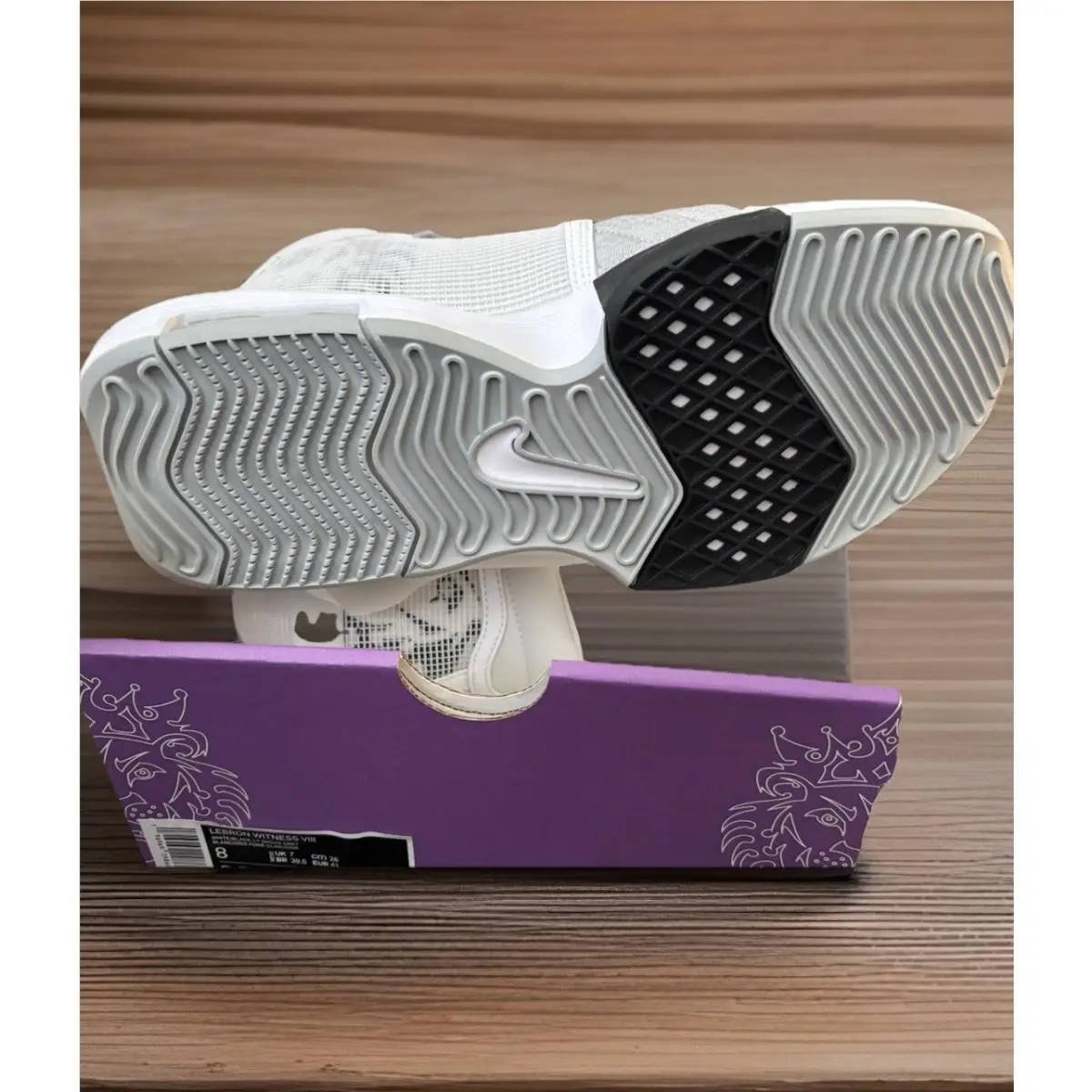 Nike shoes - Nike LeBron Witness 8 - LeBron Witness - FB2239-100 - White/Light Smoke/Gray (UPC: 00196969298654) 1