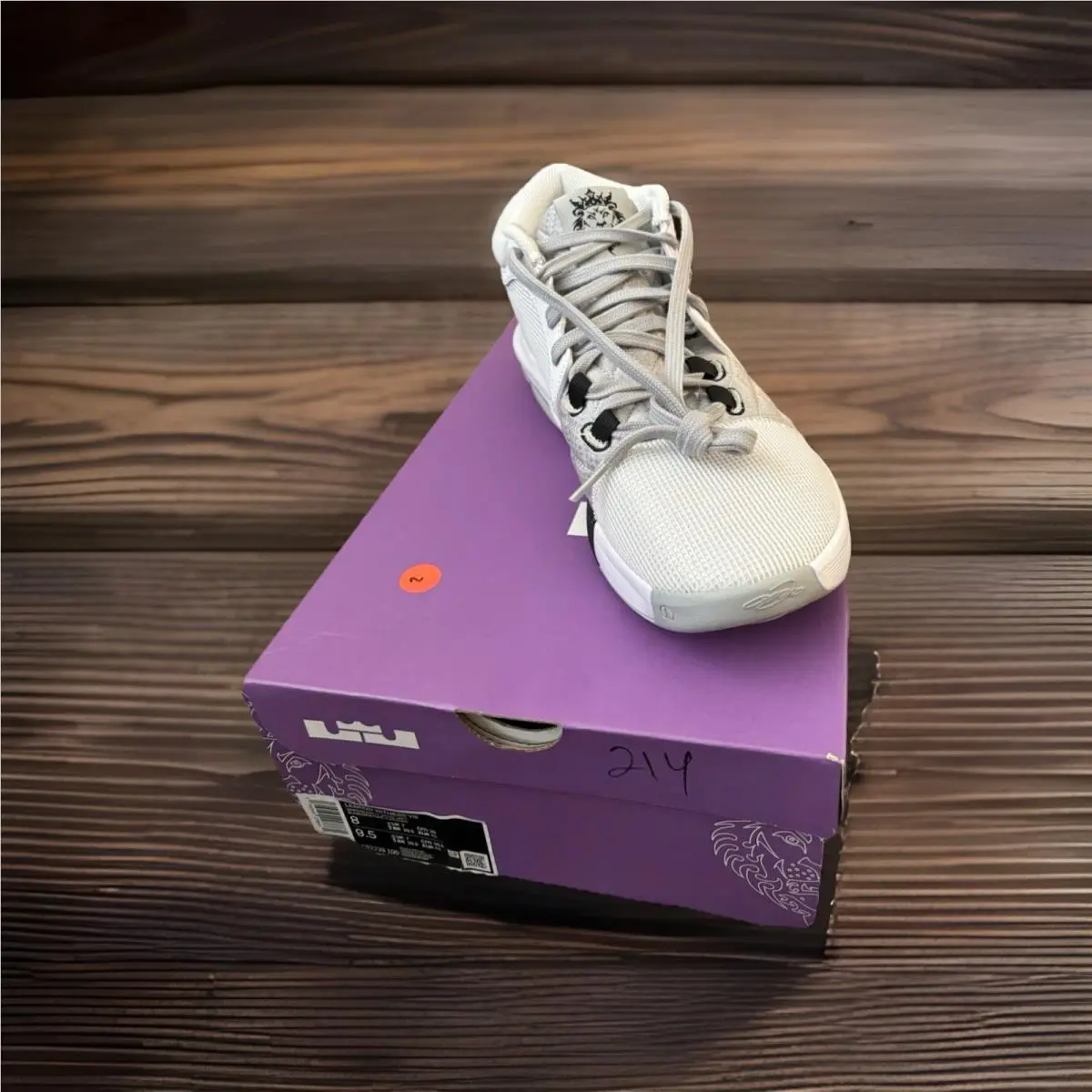 Nike shoes - Nike LeBron Witness 8 - LeBron Witness - FB2239-100 - White/Light Smoke/Gray (UPC: 00196969298654) 3